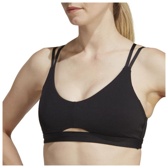 Adidas Γυναικείο μπουστάκι Yoga Studio Luxe Light-Support Bra Adidas Γυναικείο μπουστάκι Yoga Studio Luxe Light-Support Bra